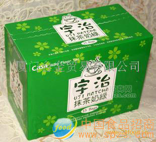 台湾食品宇治抹茶奶绿