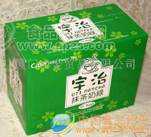 臺灣食品宇治抹茶奶綠