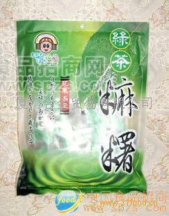臺灣食品花東名產(chǎn)綠茶麻薯