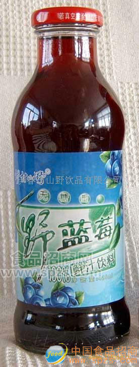 無(wú)糖藍(lán)莓飲料