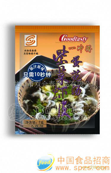 冻干紫菜虾皮蛋花汤