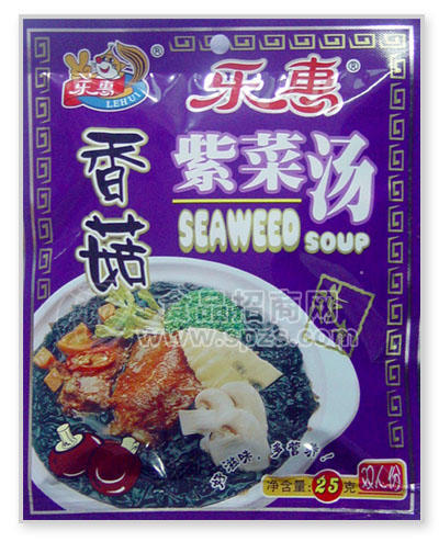 樂惠香菇紫菜湯(25g)