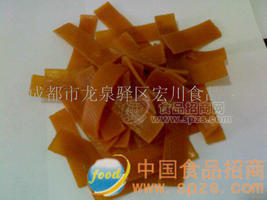 油炸膨化鱿鱼卷坯料