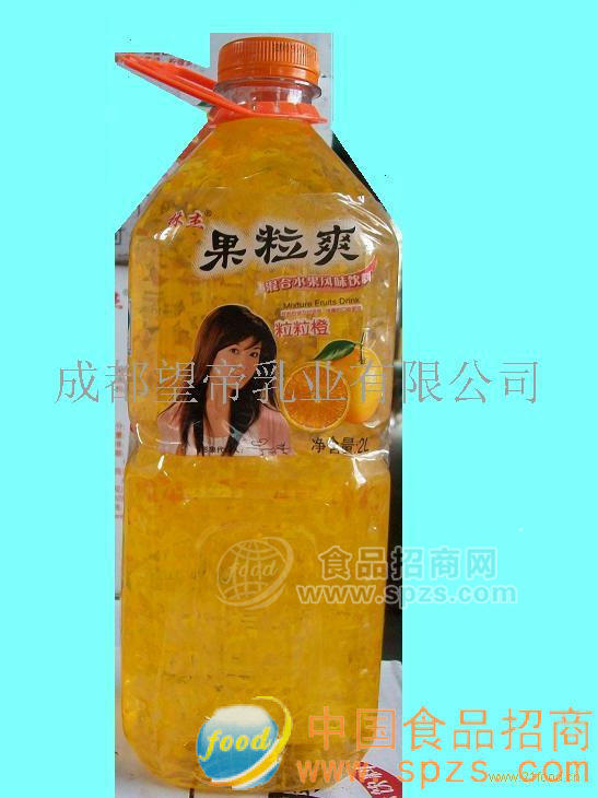 供應(yīng)2L果粒橙飲料