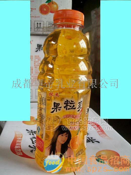 供應(yīng)600ml果粒橙飲料