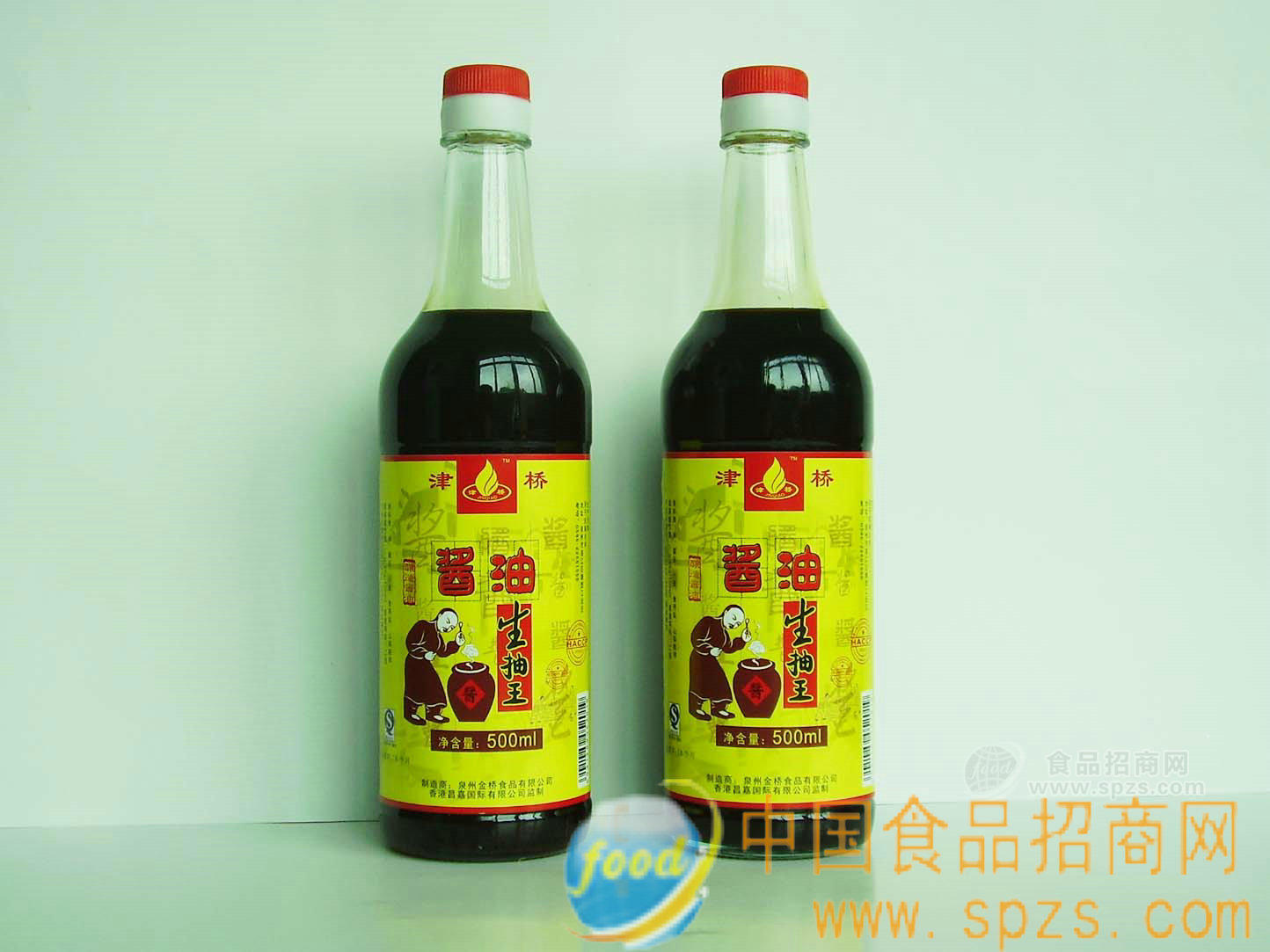 供應(yīng)津橋生抽王醬油500ml