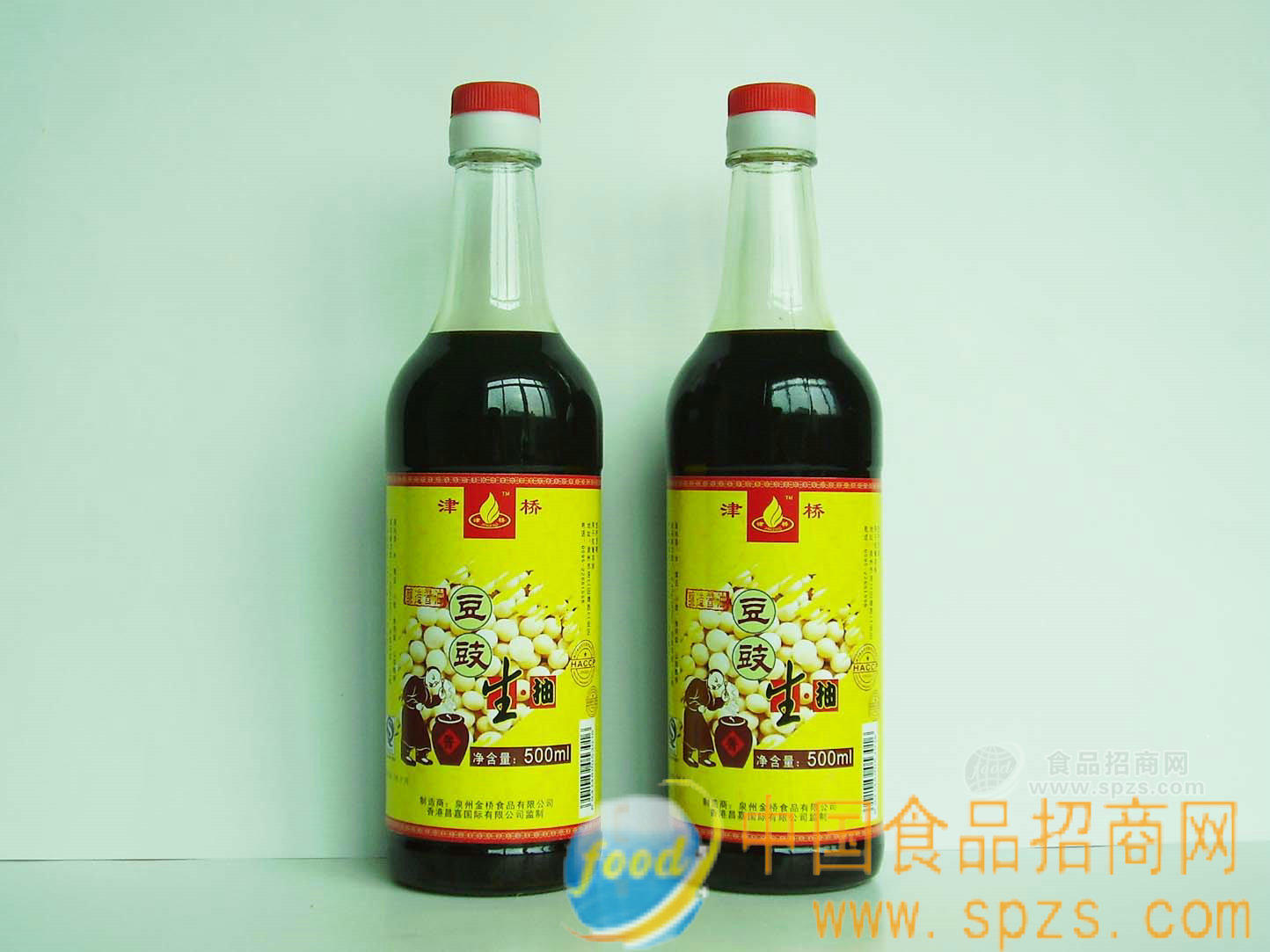 津橋豆豉生抽醬油500ml