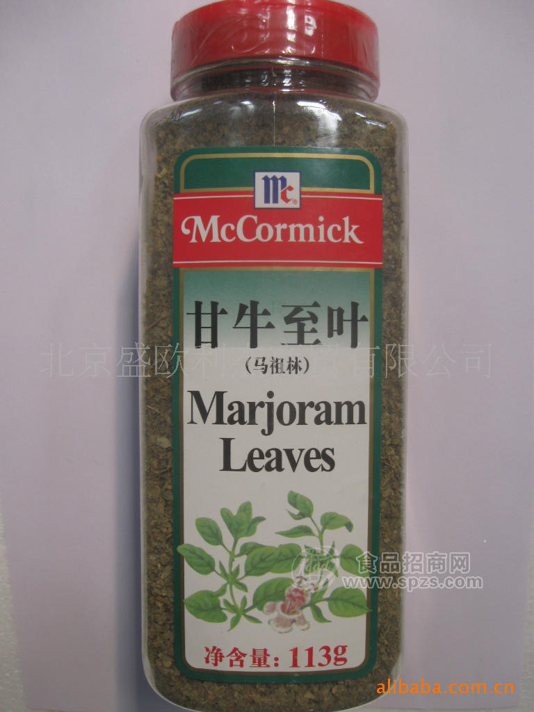 供应进口西餐调料食品原料味好美甘牛至叶马祖林