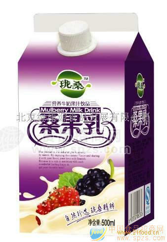 供应桑果乳500ml屋顶包
