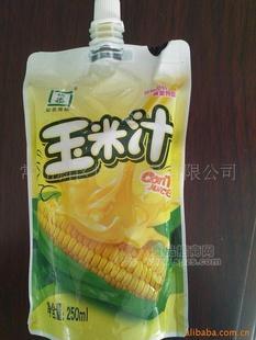 怡泰牌可立型吸吸袋玉米汁250ML