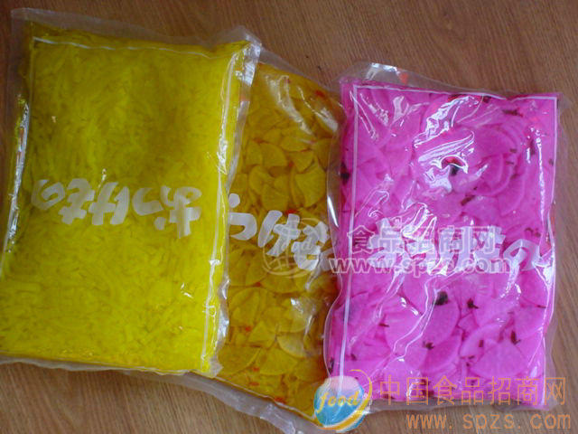 供应调味小包装(萝卜,黄瓜)