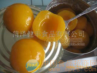 罐头桃条