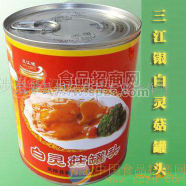三江銀白靈菇罐頭