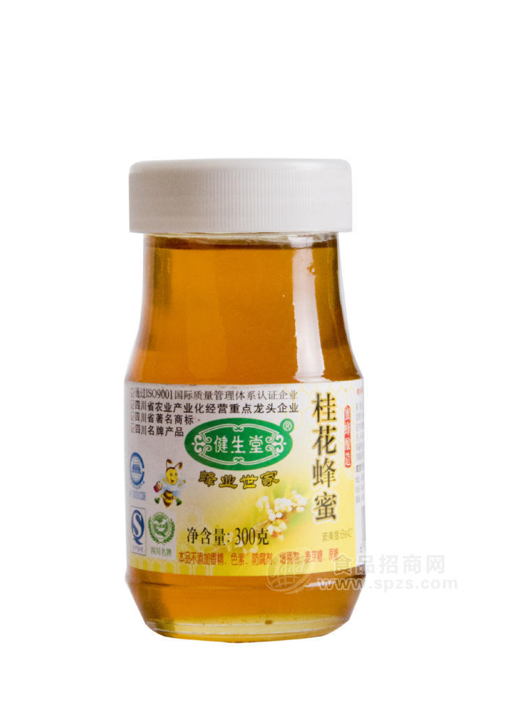 供應健生堂300g甜蜜滋潤桂花蜂蜜