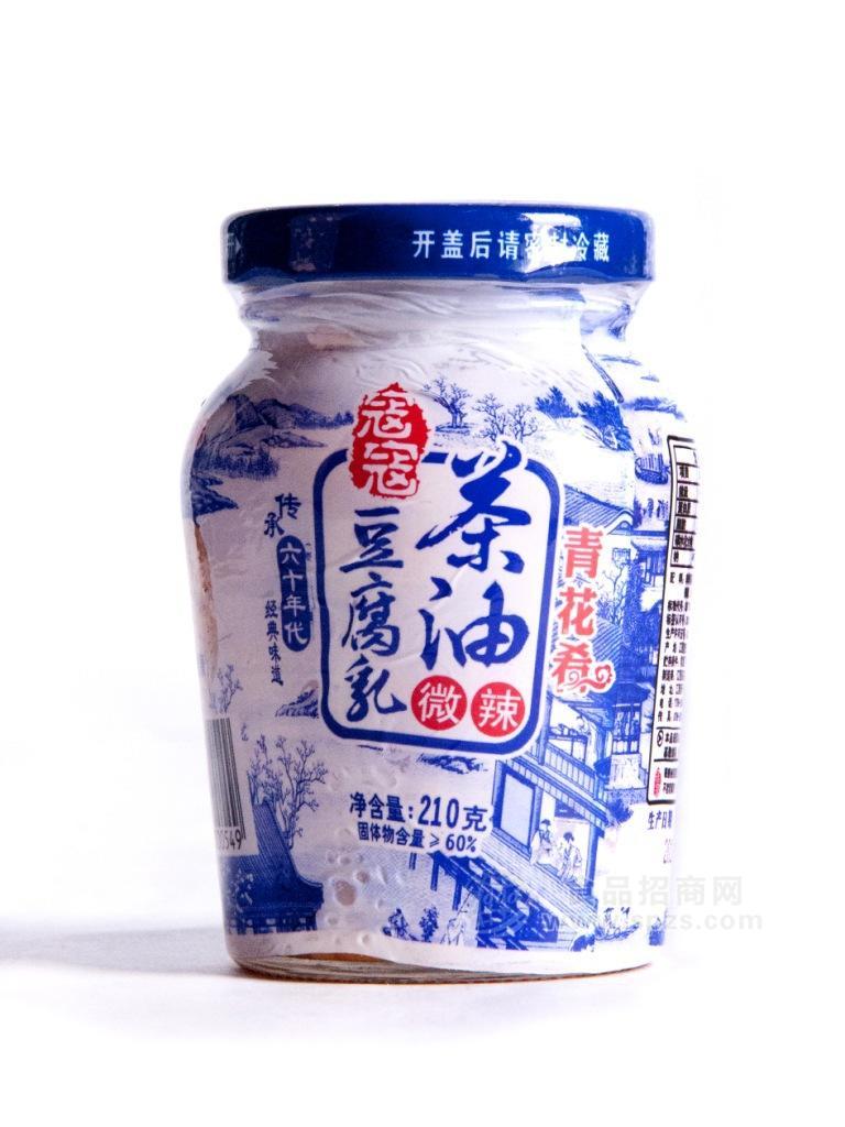 供應蔻蔻210g茶油勁辣豆腐乳