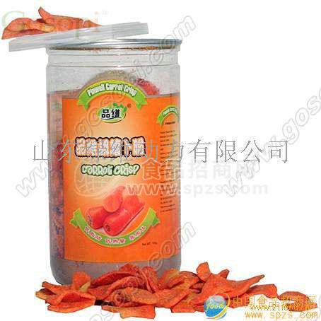 供應(yīng)【果蔬e派】品維胡蘿卜脆（100g）