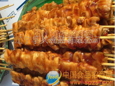 蒸煮鸡肉串