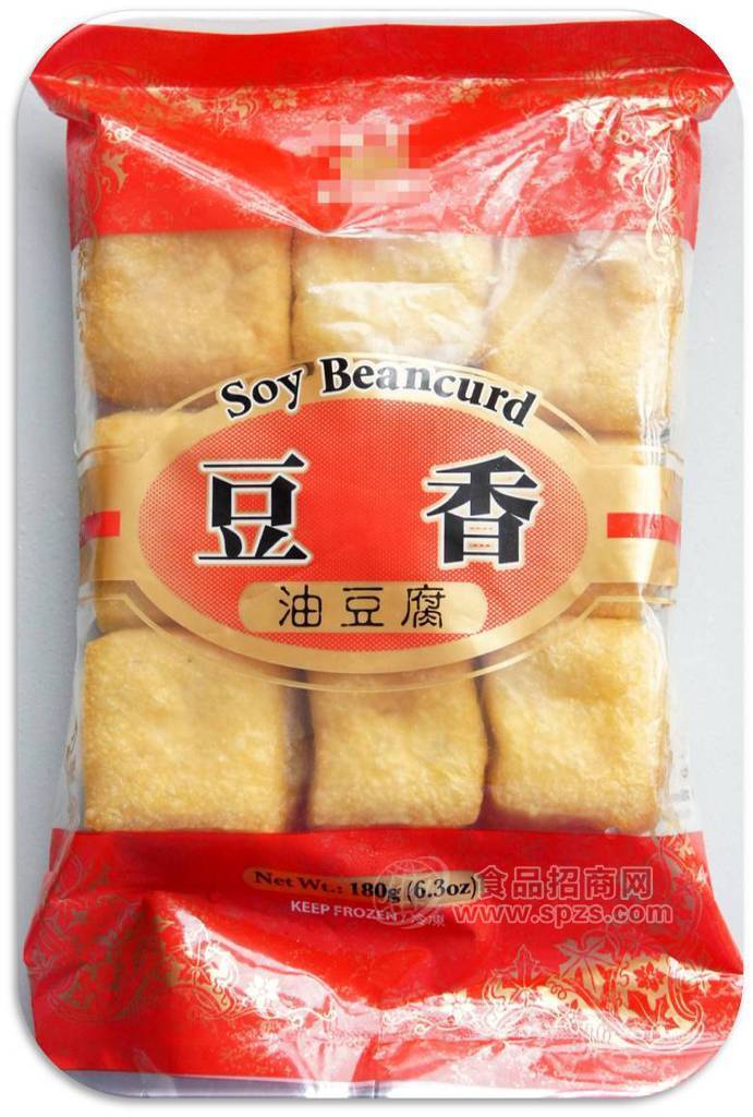 供應(yīng)出口豆制品180克油豆腐 (fried bean curd puff 180g)