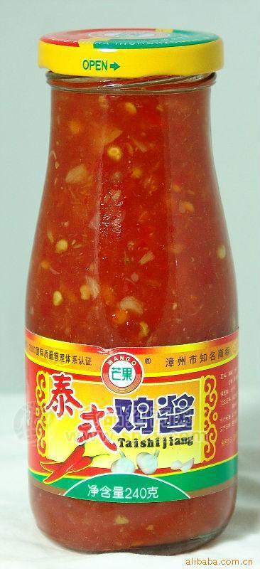 供应芒果牌240g泰式鸡酱