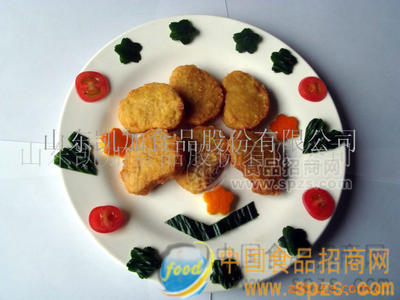 蚕豆汉堡包（鸡肉）