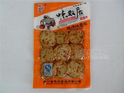 味双居烧烤味素鸡豆干