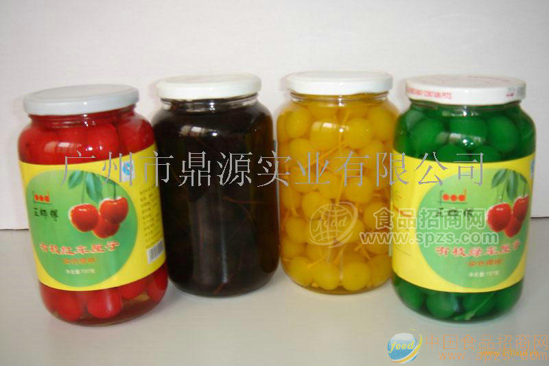 有枝车厘子罐头