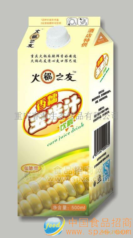 火锅之友玉米汁饮料（屋顶包）