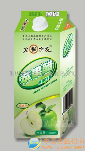 火锅之友苹果醋饮料〈盒装〉