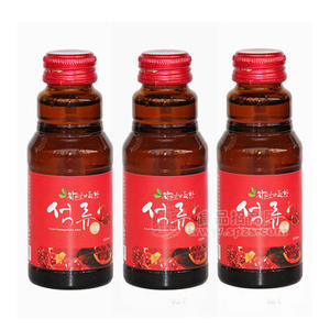 韓國進口 青寶石榴飲料 100ml