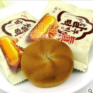 供应韩国进口食品 休闲零食 青佑夹心喜饼/糕点 青右九日板栗打糕