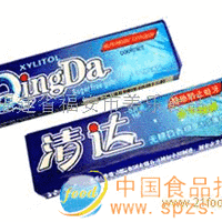 清达无糖口香糖---冰凉薄荷味