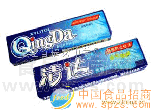 清达无糖口香糖---冰凉薄荷味