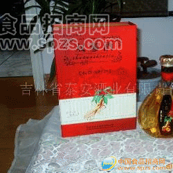 供应中礼盒人参酒