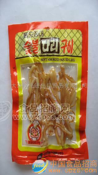 供應(yīng)韓國進(jìn)口魷魚腿食品