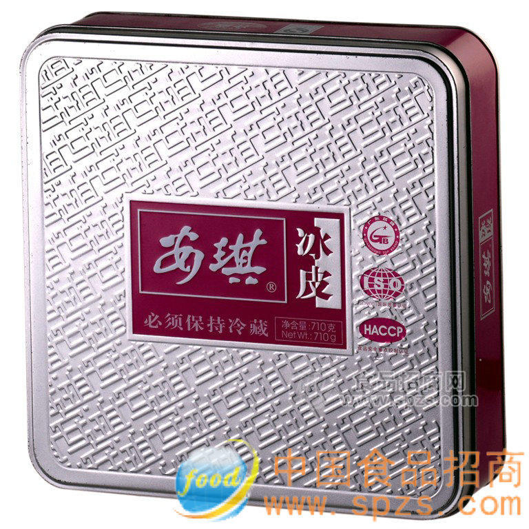 安琪冰皮月饼（方盒）