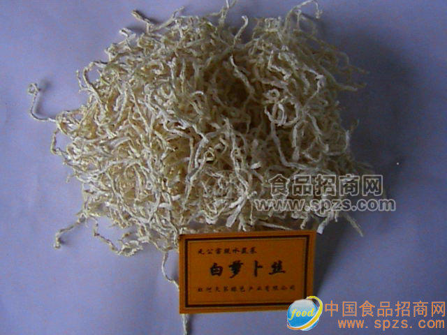 AD脱水出口白萝卜丝