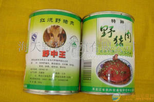 特种野猪肉罐头