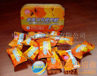 蜜炼川贝枇杷糖 铁盒装