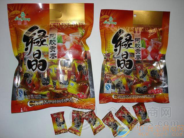 供应“绿晶枣”180/380克颗粒包装贡枣