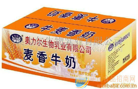 麦香牛奶（牛奶+麦片的饮料）