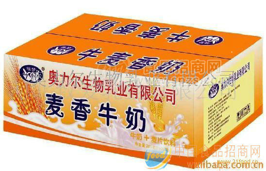 麦香牛奶（牛奶+麦片的饮料）