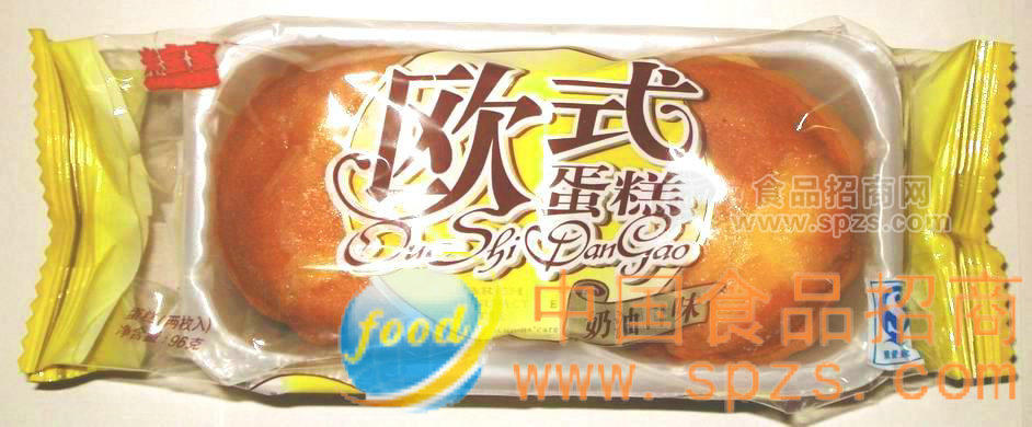 供应米宝宝欧式蛋糕(奶油味)96g