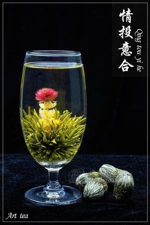 工藝花茶 開(kāi)花茶 精美藝術(shù)茶