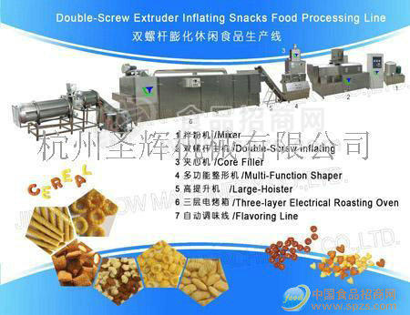 供應雙螺桿食品生產線