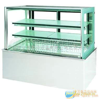 供应(PC型)日式直角保鲜展示柜(顶45°接驳)