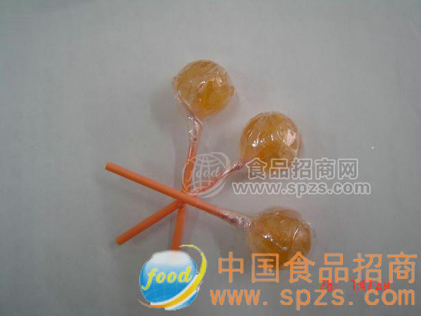 甜橙普通包装棒棒糖