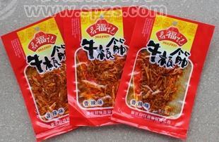 休閑食品袋裝12克牛板筋香辣味 重慶特產(chǎn)鹵牛肉 民茂廠家直銷批發(fā)