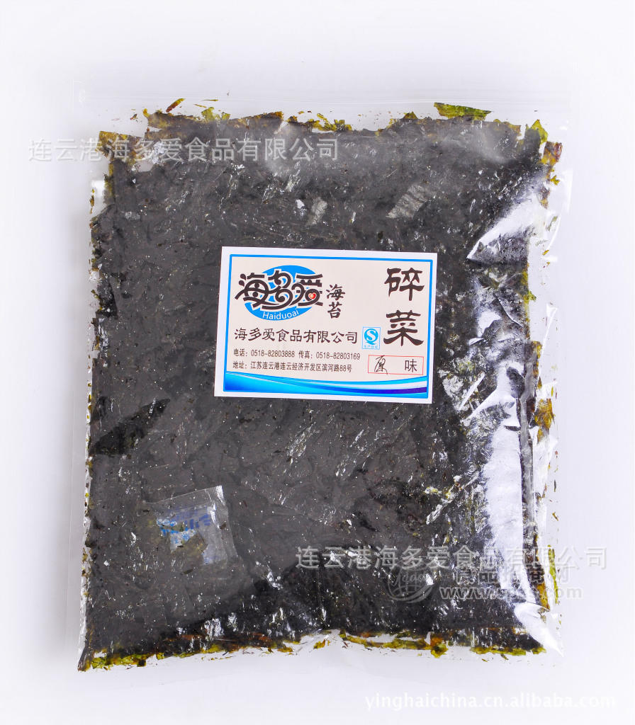 海苔 連云港海多愛80G原味海苔碎片 海苔批發(fā)