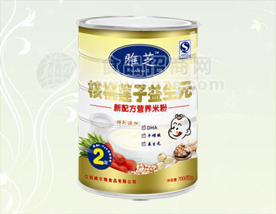 核桃莲子益生元营养米粉
