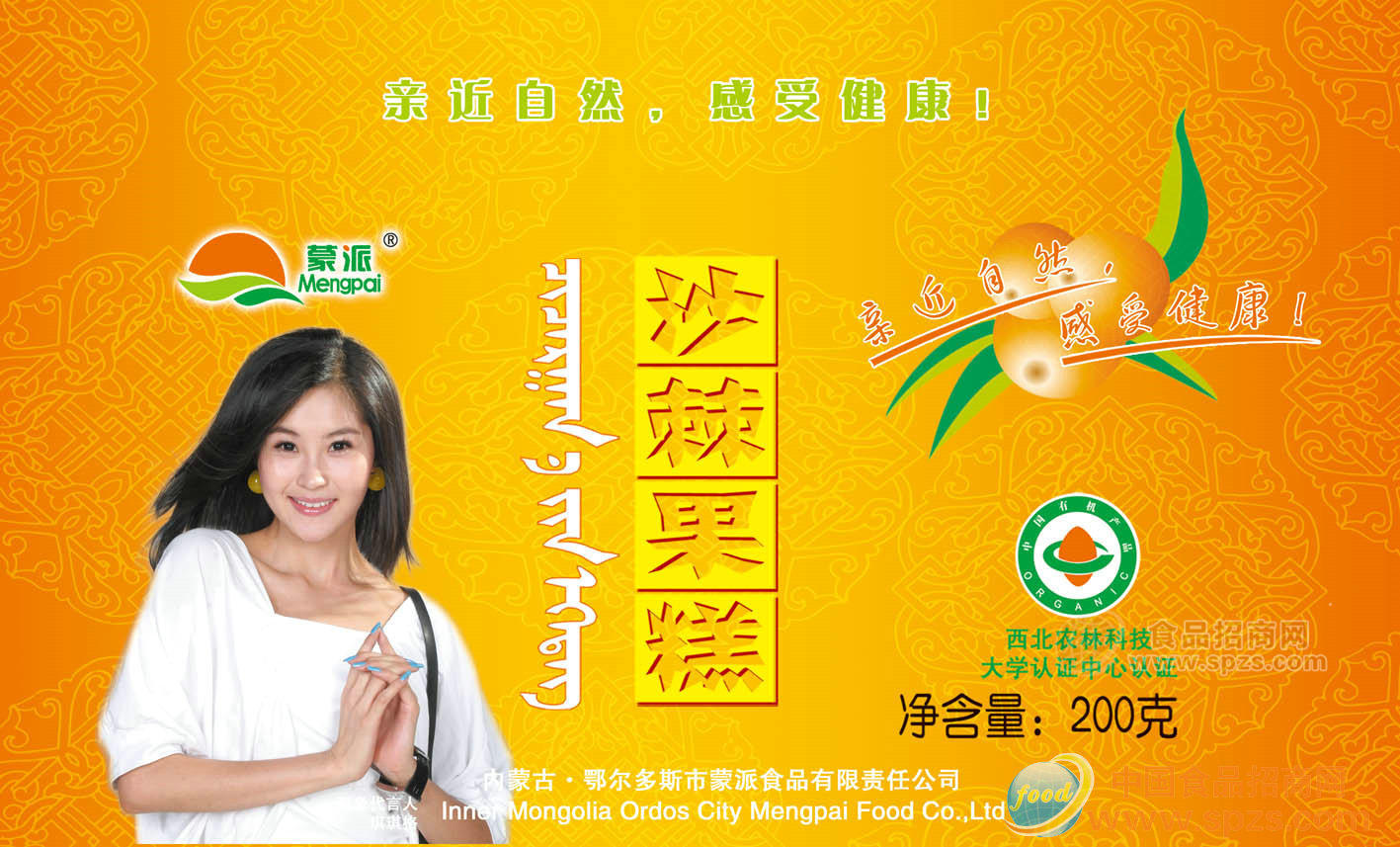 供應200克沙棘果糕禮盒